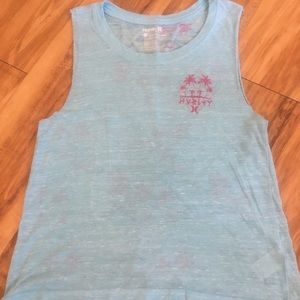 🥂2 for $20!🥂 Hurley tropical muscle tank.